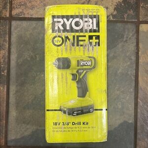 RYOBI ONE+ 18V Cordless 3/8 in. Drill/Driver Kit with 1.5 Ah Battery and Charger